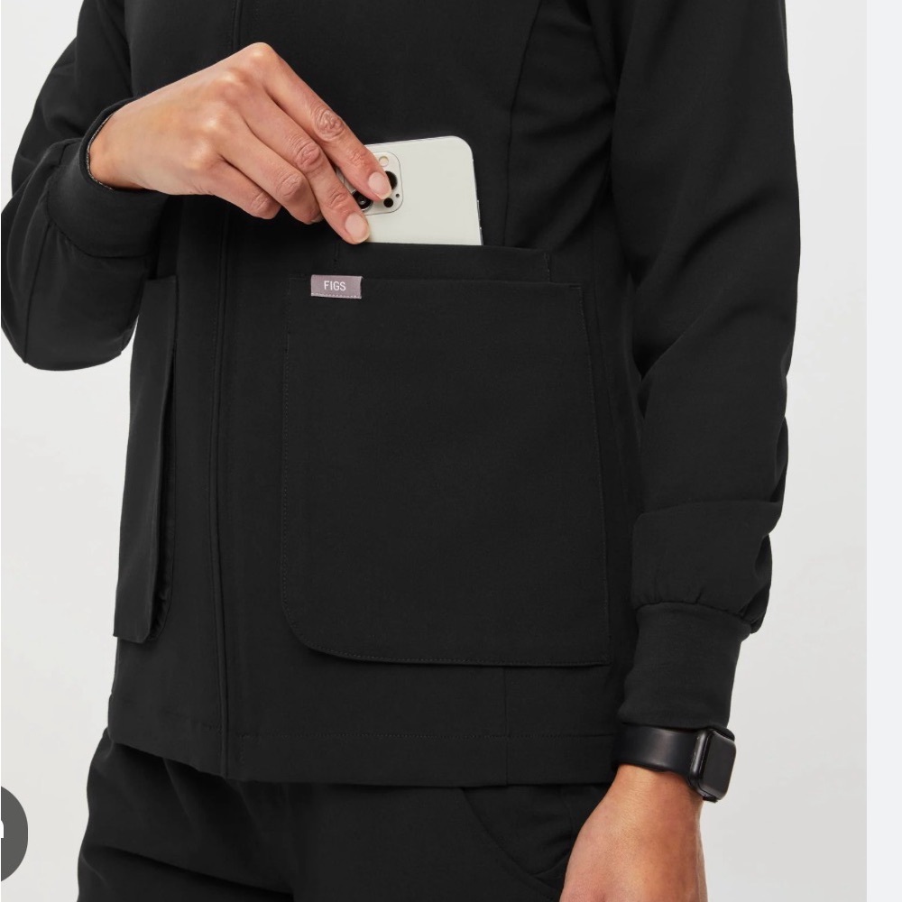 FIGS Women's Sabina Scrub Lightweight Jacket W/Pockets 2XL NWT - Picture 3 of 5